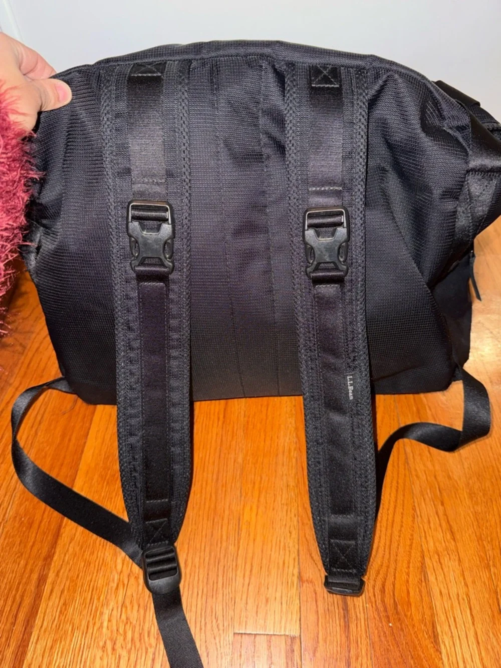 L.L. Bean Black Large Diaper Backpack - Must have!